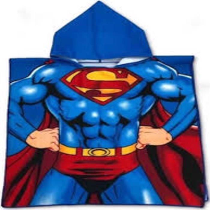 BESTFOR Superman Pontso - Bournouzi me Koukoula ''Souperman'' Diastaseis 55X110 Xroma Kokkino Ble